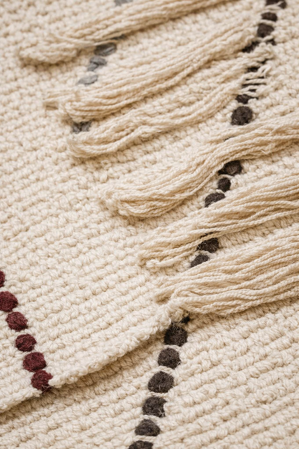 Anvaya Sutra Stripe Handwoven Dhurrie Runner — 2 × 5 ft