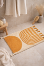 Anvaya Aranya Suncrest Handwoven Cotton Bath / Door Mat — 40 × 60 cm