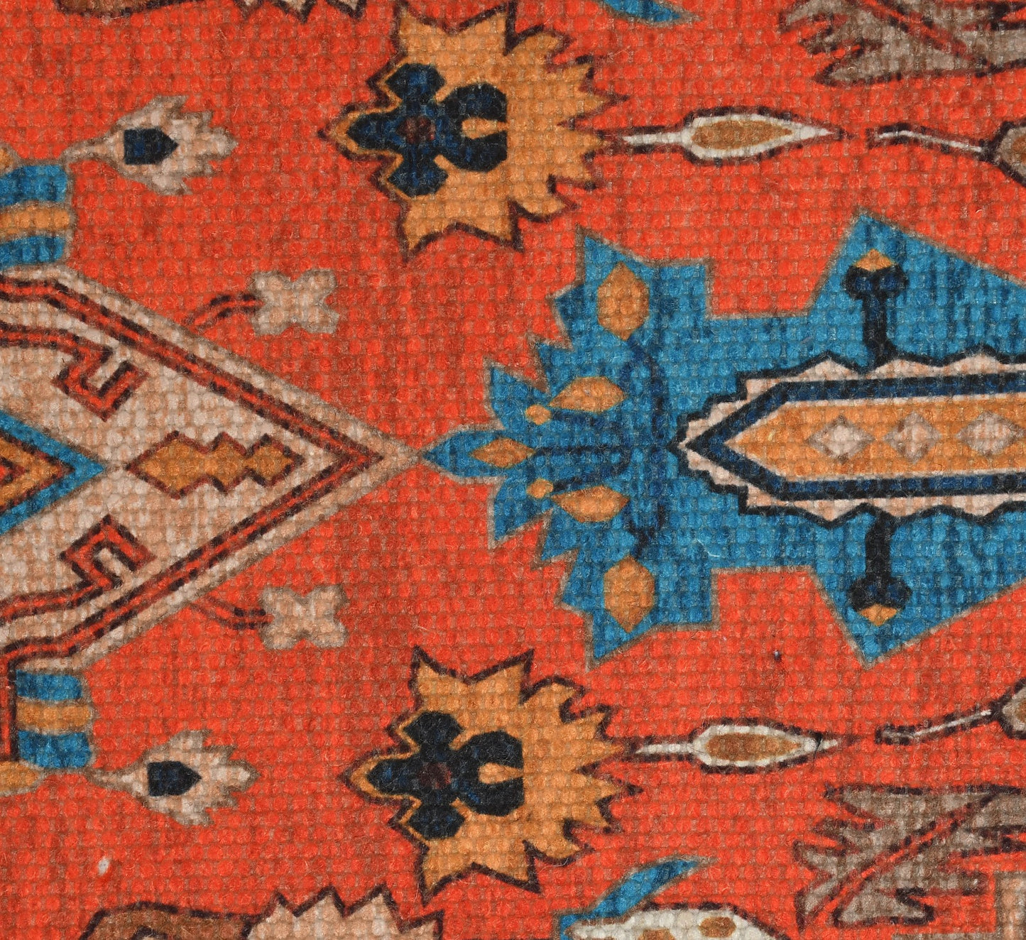 Anvaya Kairav Handwoven Medallion Rug — 2 × 4 ft