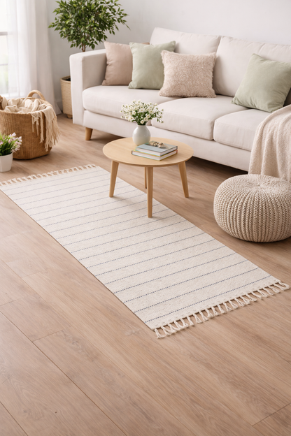 Anvaya Nira Handwoven Stripe Floor Runner 2 x 5 ft.